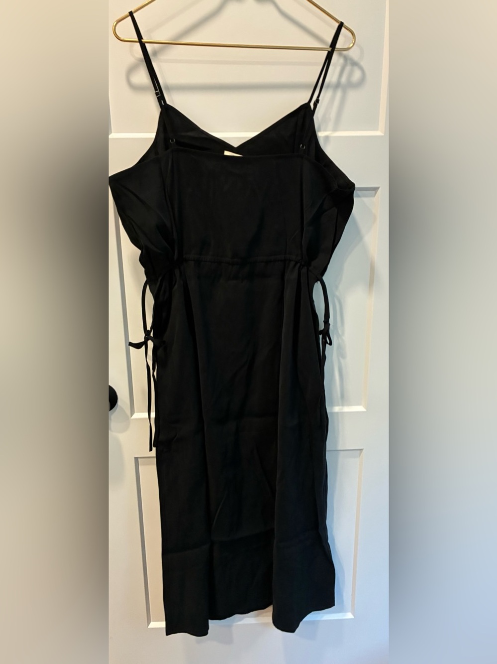 Universal Thread Black Spaghetti-Strap Midi Dress